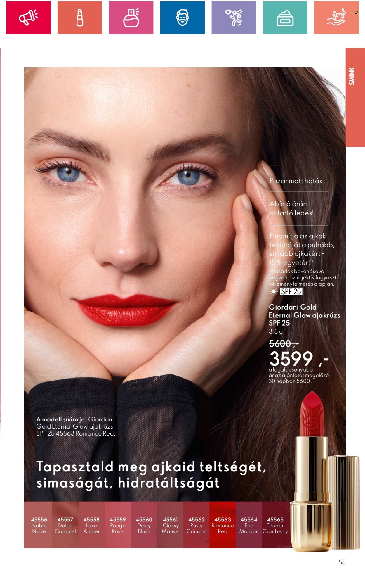 Oriflame akciós újságok - 2024.10.01 - 2024.10.19. Oldal 55