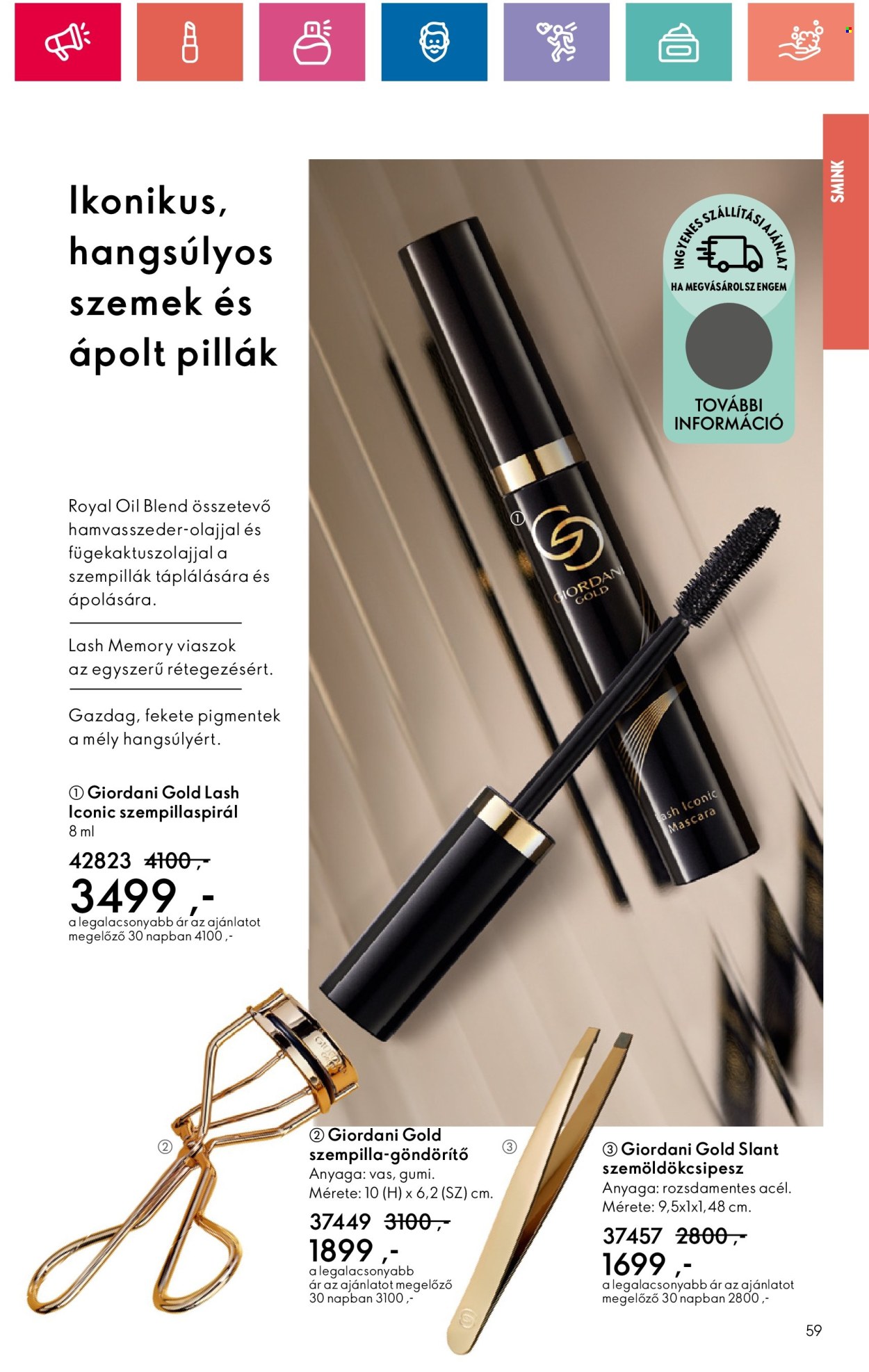 Oriflame akciós újságok - 2024.10.01 - 2024.10.19. Oldal 59