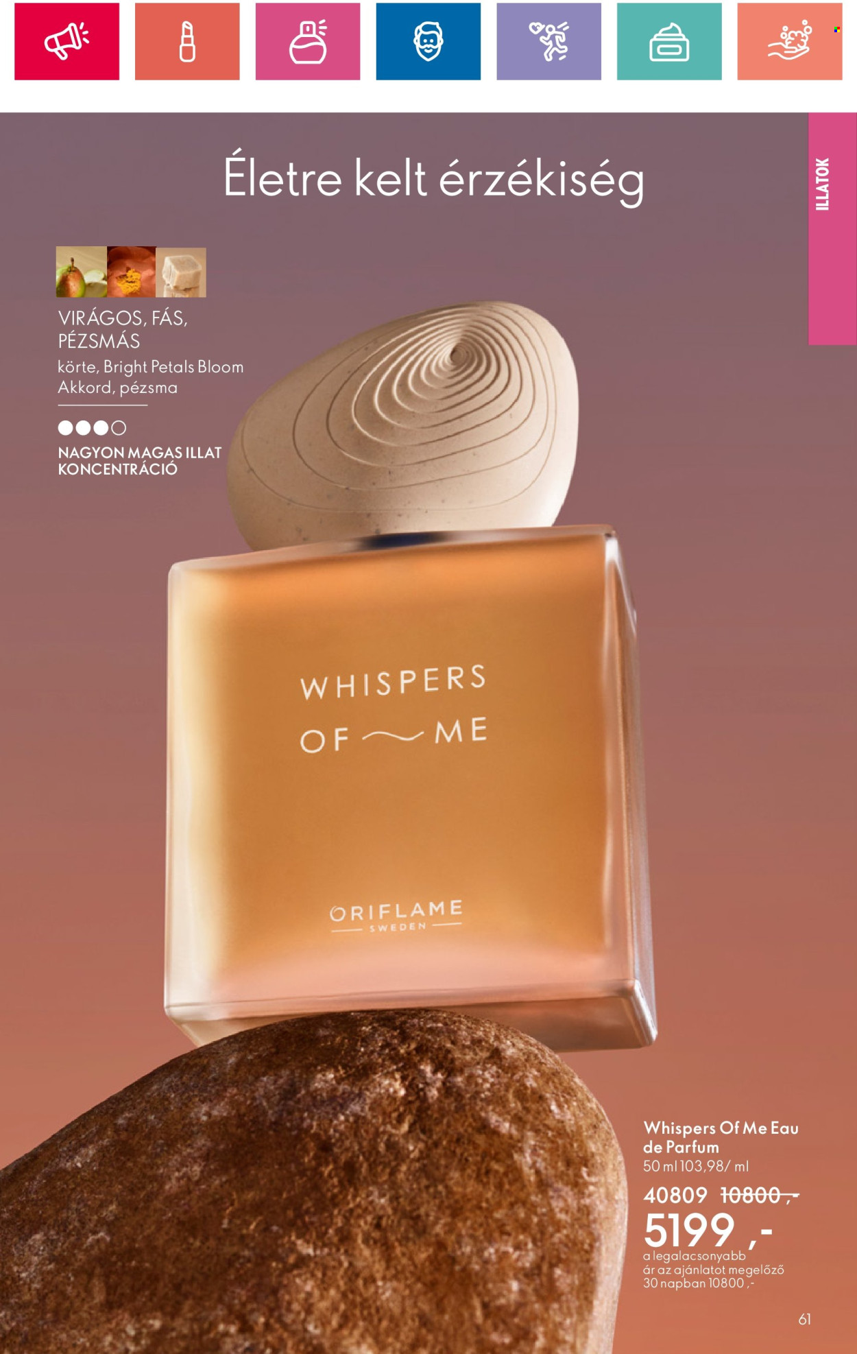 Oriflame akciós újságok - 2024.10.01 - 2024.10.19. Oldal 61