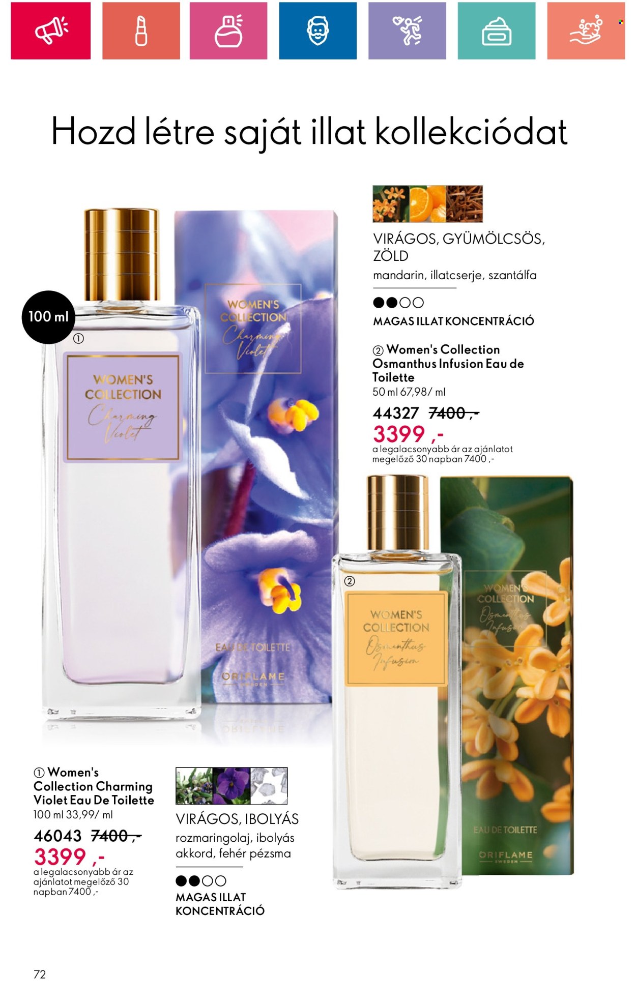 Oriflame akciós újságok - 2024.10.01 - 2024.10.19. Oldal 72