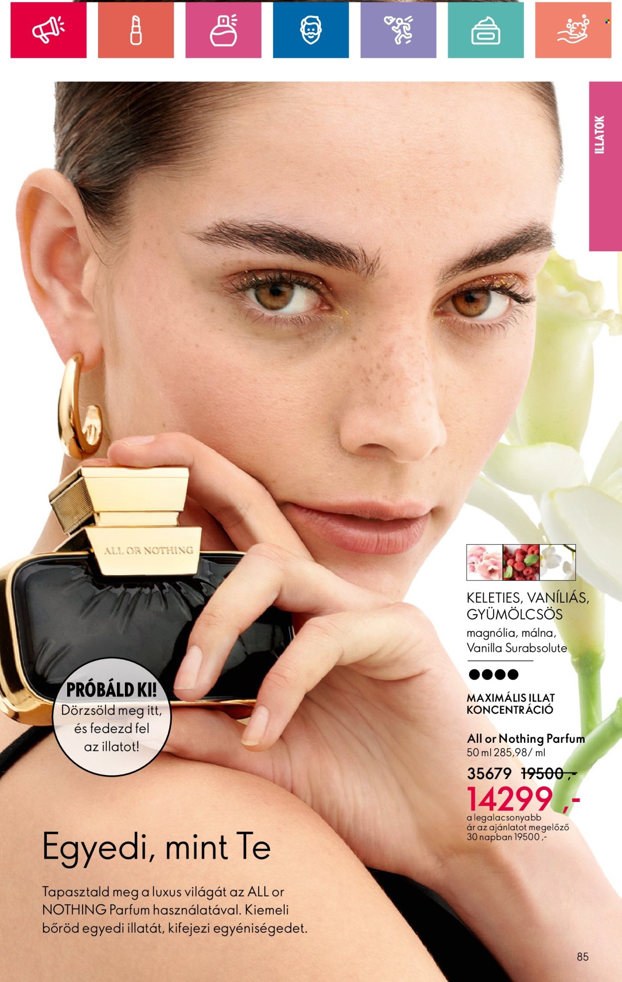 Oriflame akciós újságok - 2024.10.01 - 2024.10.19. Oldal 85