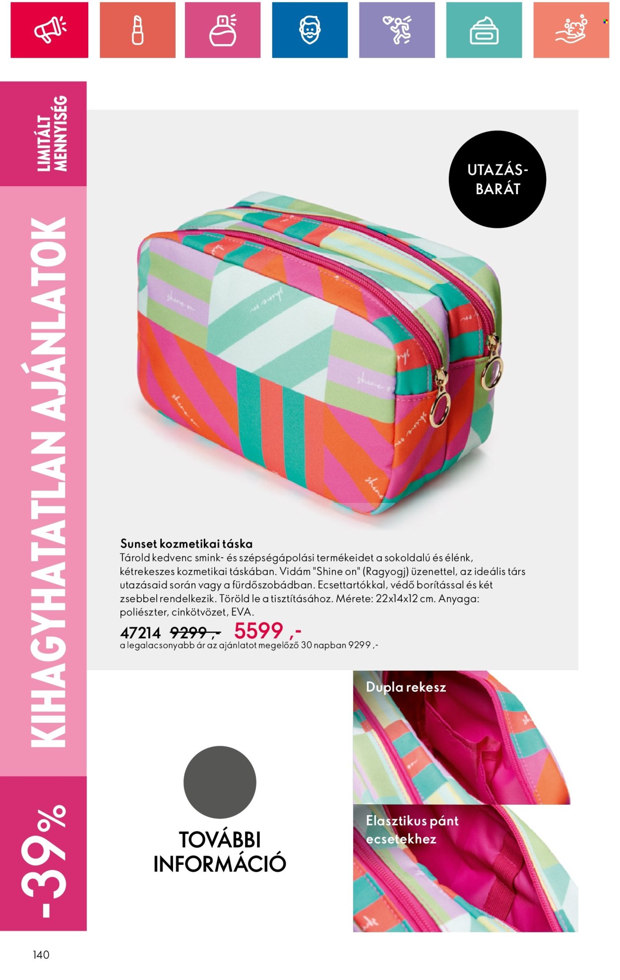 Oriflame akciós újságok - 2024.10.01 - 2024.10.19. Oldal 140
