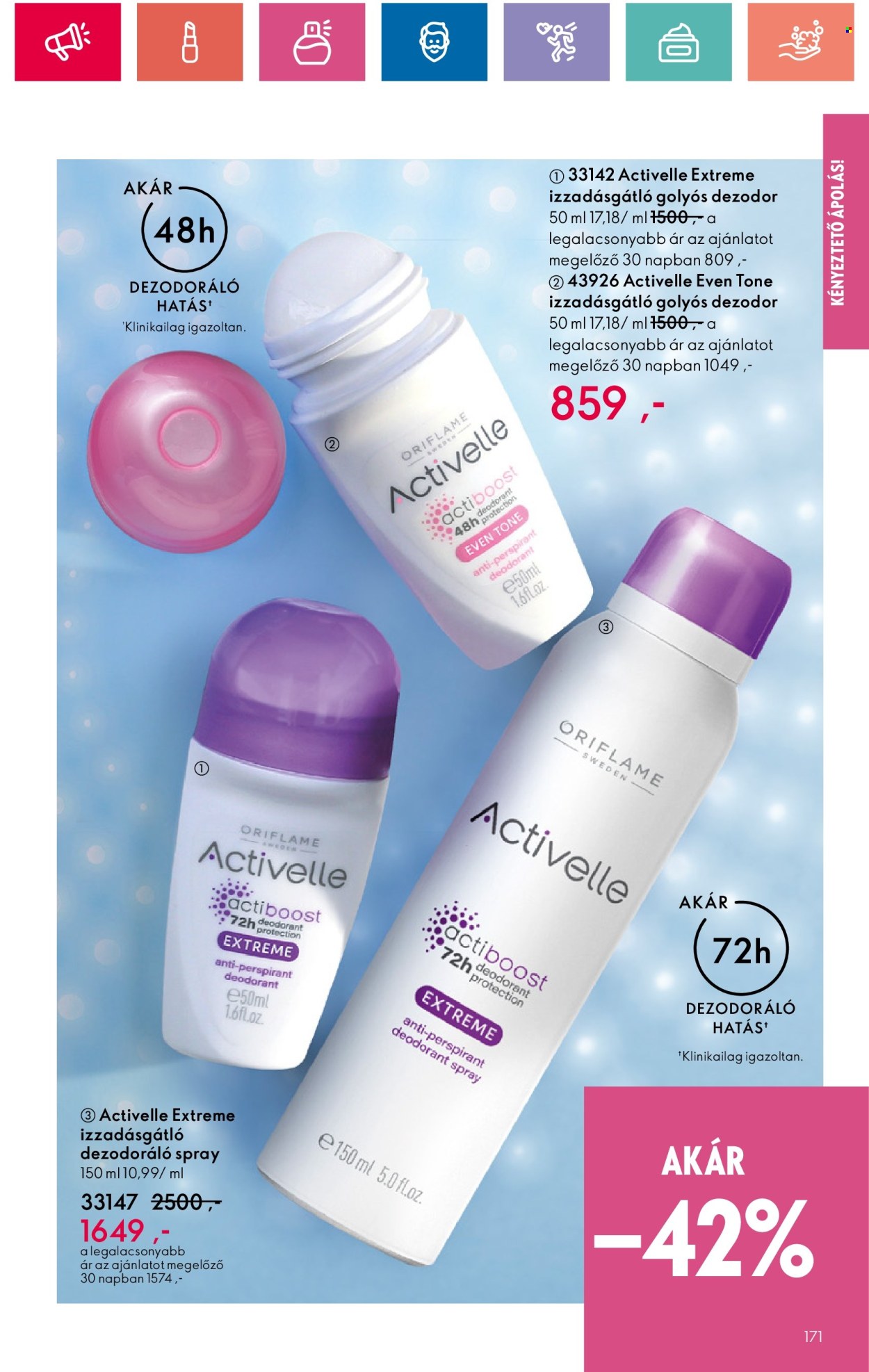 Oriflame akciós újságok - 2024.10.01 - 2024.10.19. Oldal 171