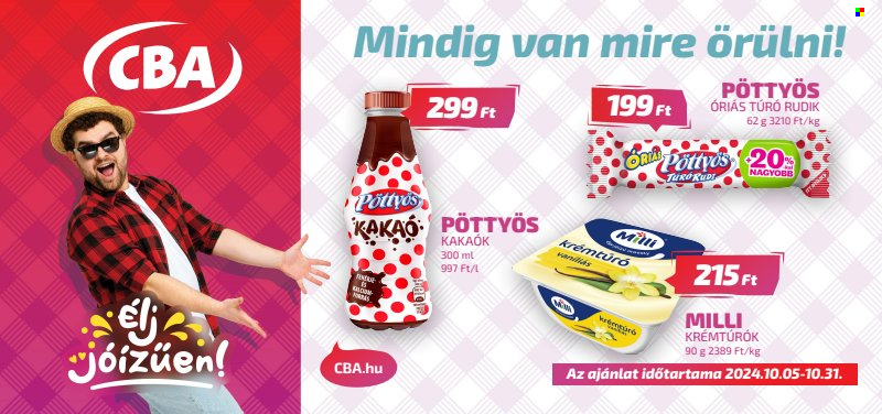 CBA akciós újságok - 2024.10.05 - 2024.10.31. Oldal 1