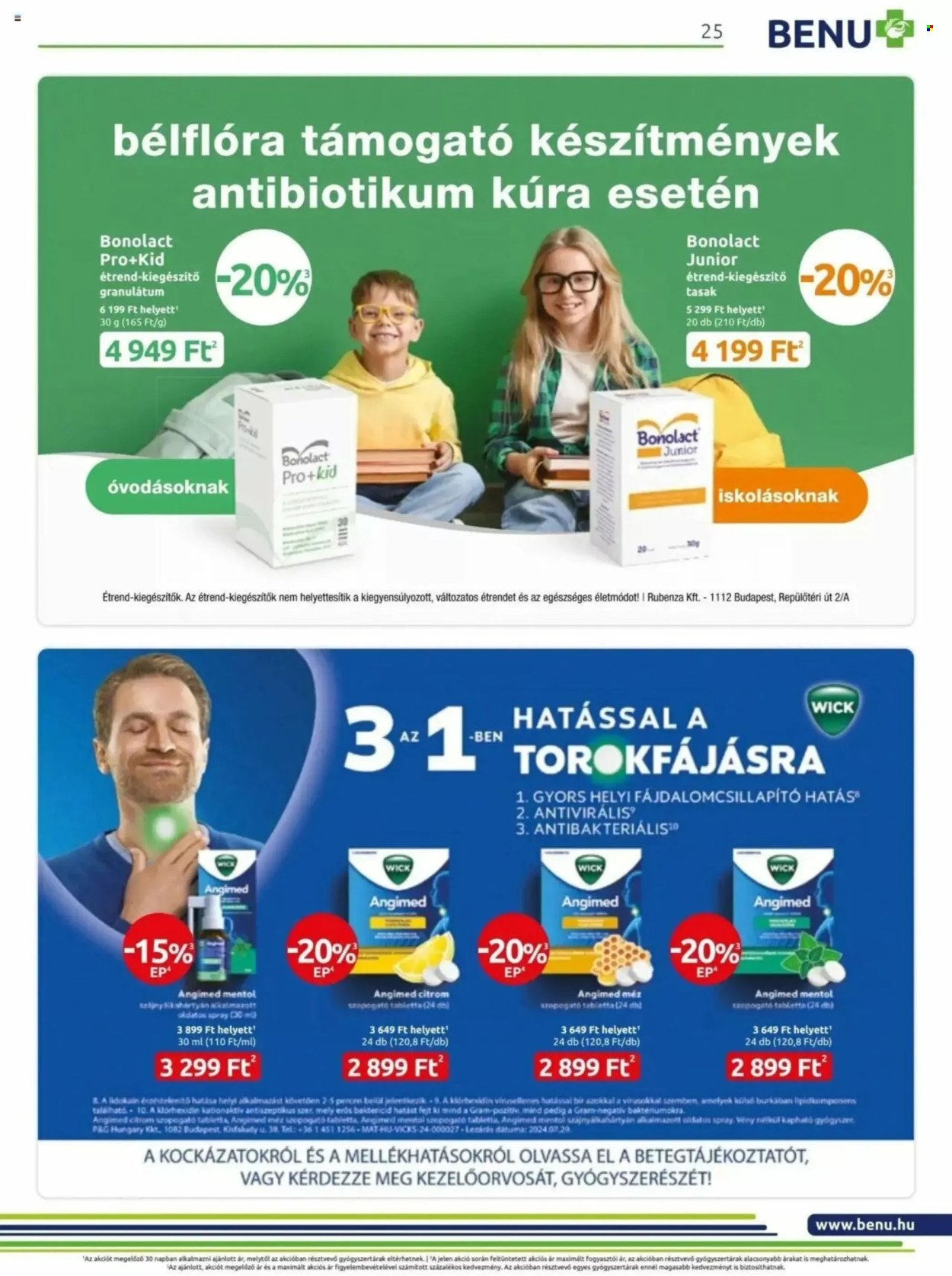 BENU Gyógyszertár akciós újságok - 2024.10.01 - 2024.10.31. Oldal 25