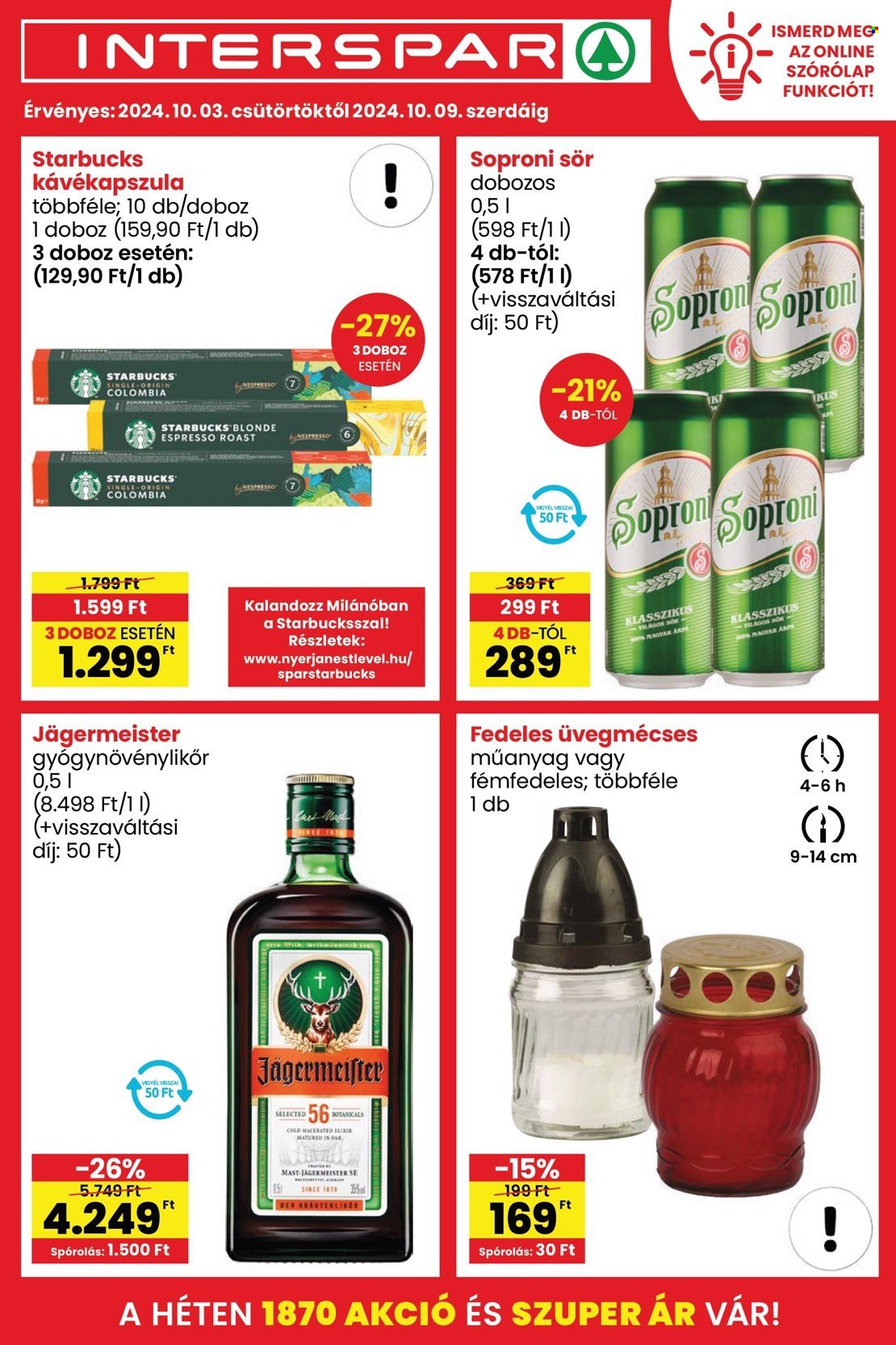 INTERSPAR akciós újságok - 2024.10.03 - 2024.10.09. Oldal 2