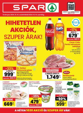 Újság SPAR - 2024.10.10 - 2024.10.16.
