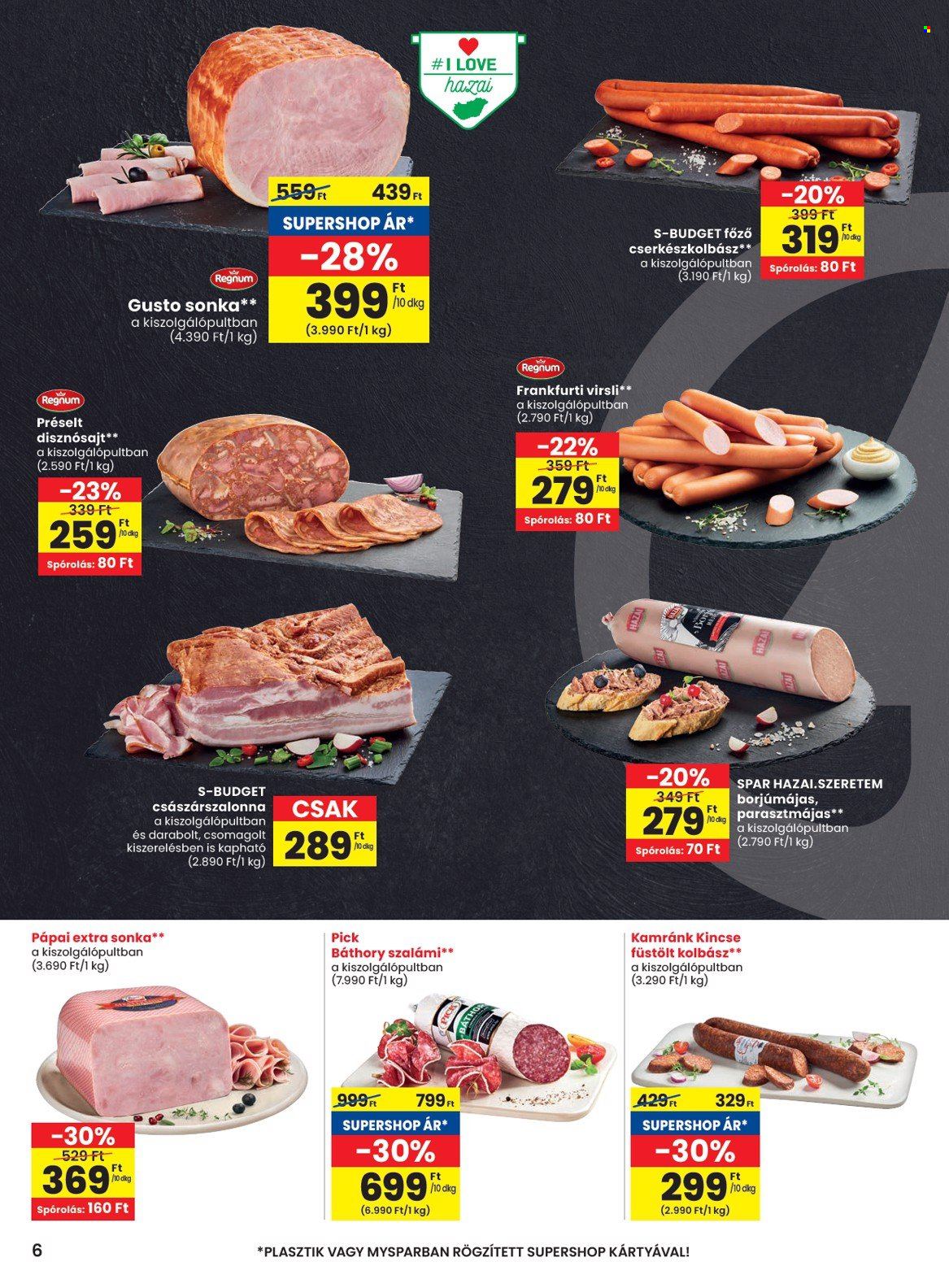 SPAR akciós újságok - 2024.10.10 - 2024.10.16. Oldal 6