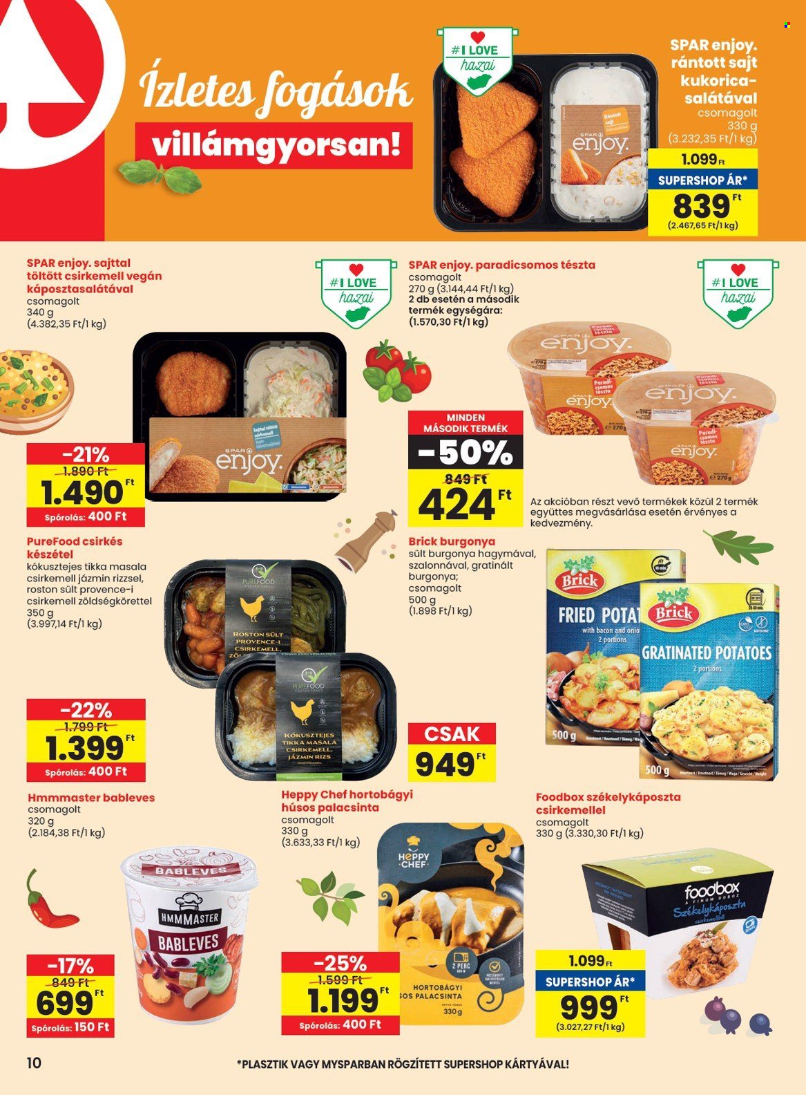 SPAR akciós újságok - 2024.10.10 - 2024.10.16. Oldal 10