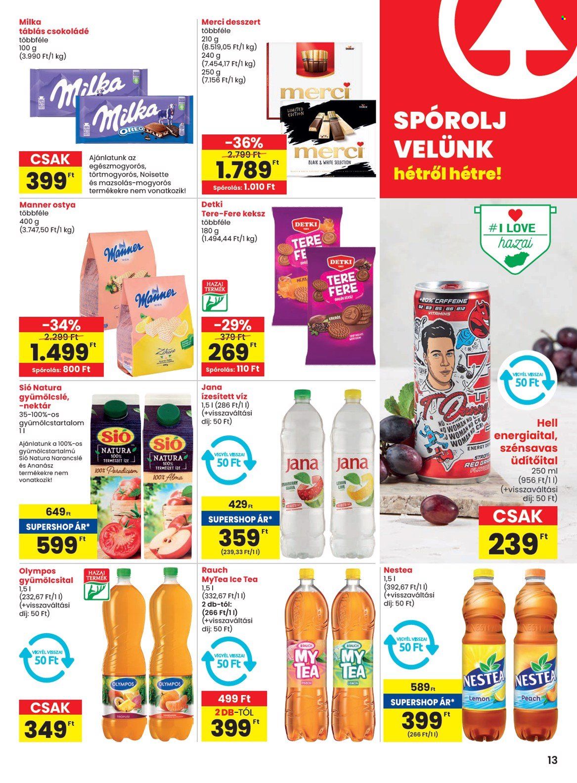 SPAR akciós újságok - 2024.10.10 - 2024.10.16. Oldal 13