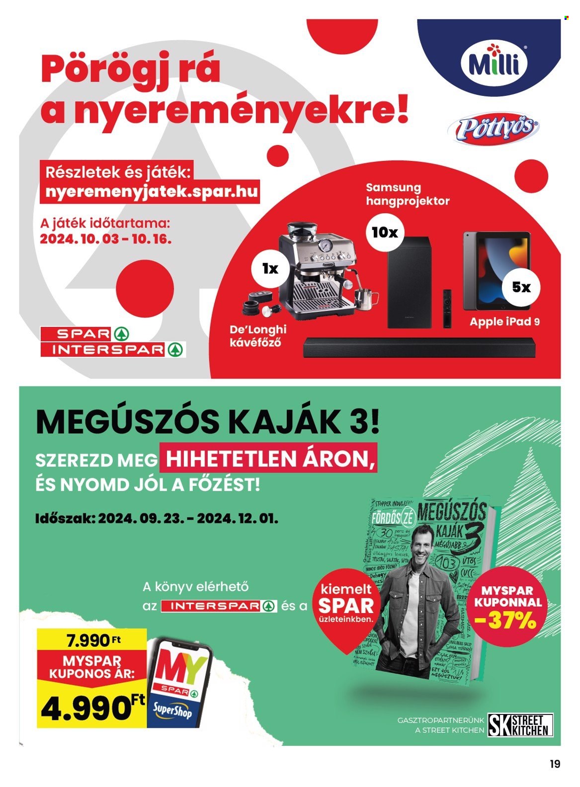 SPAR akciós újságok - 2024.10.10 - 2024.10.16. Oldal 19