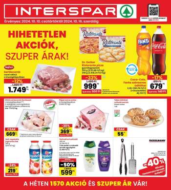 Újság INTERSPAR - 2024.10.10 - 2024.10.16.