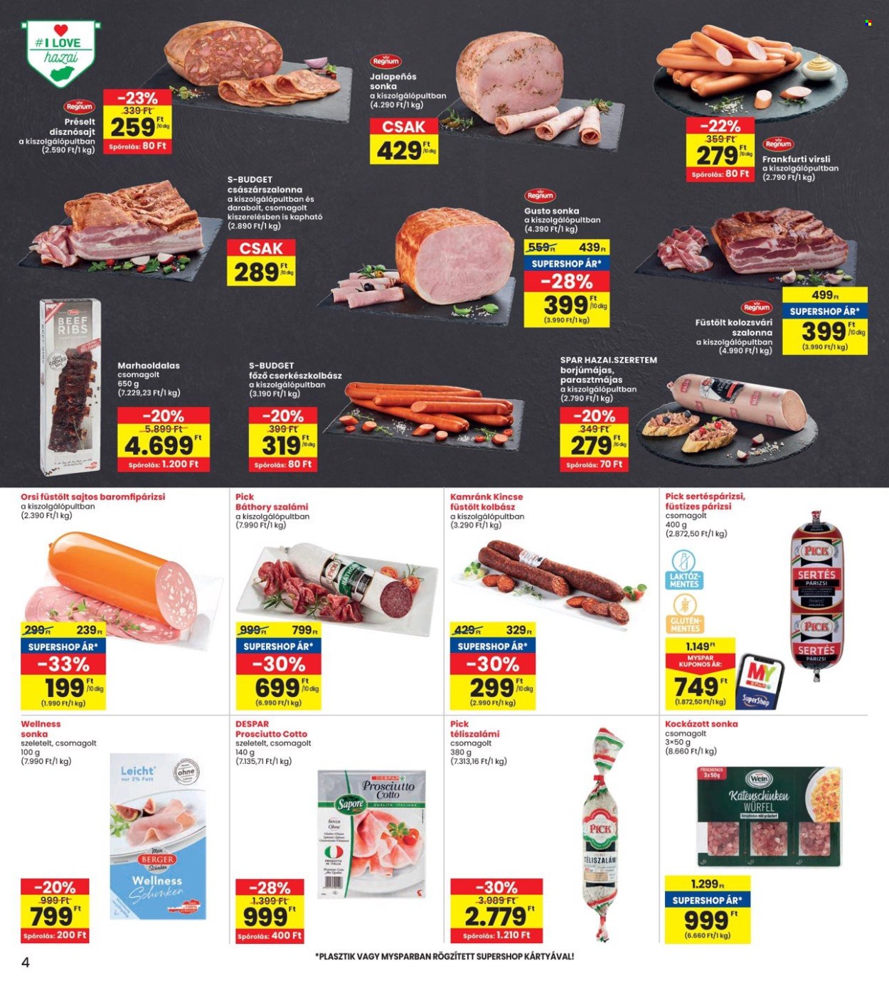 INTERSPAR akciós újságok - 2024.10.10 - 2024.10.16. Oldal 4