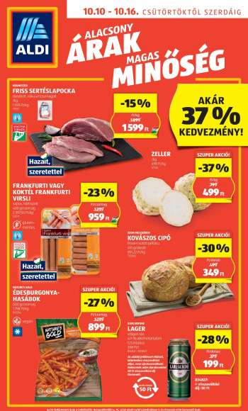 Újság Aldi - 2024.10.10 - 2024.10.16.