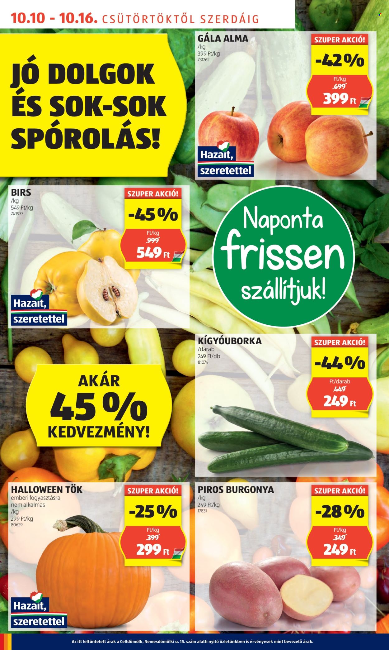 Aldi akciós újságok - 2024.10.10 - 2024.10.16. Oldal 4