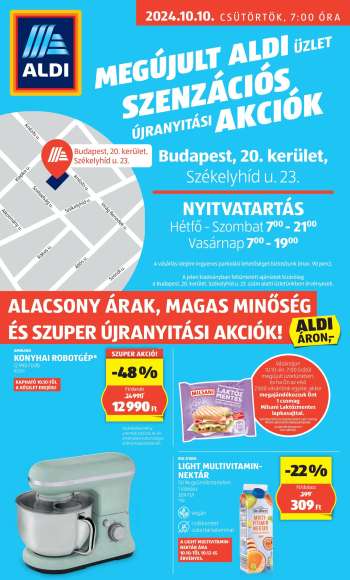 Újság Aldi - 2024.10.10 - 2024.10.12.