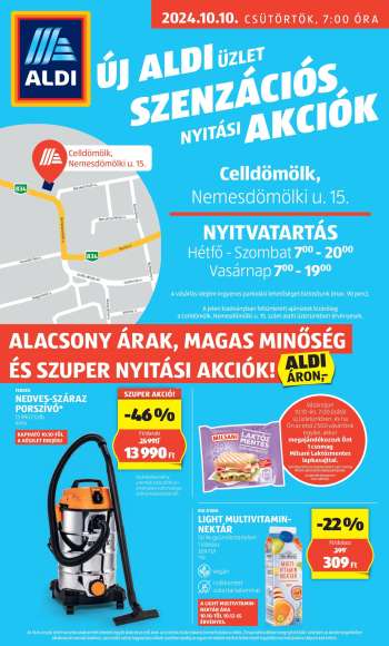 Újság Aldi - 2024.10.10 - 2024.10.12.