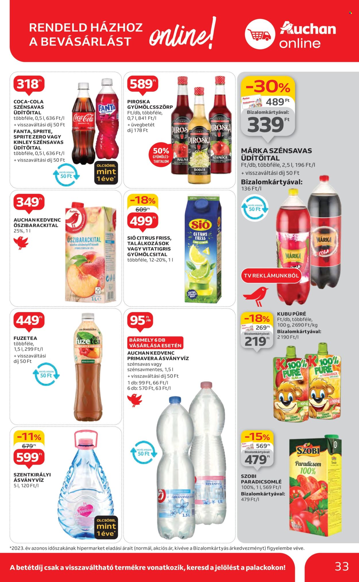 Auchan akciós újságok - 2024.10.10 - 2024.10.16. Oldal 33