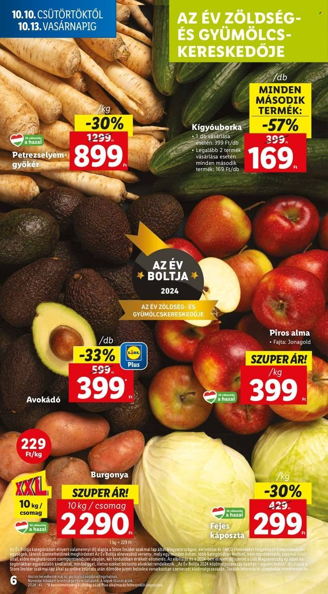Lidl akciós újságok - 2024.10.10 - 2024.10.16. Oldal 6