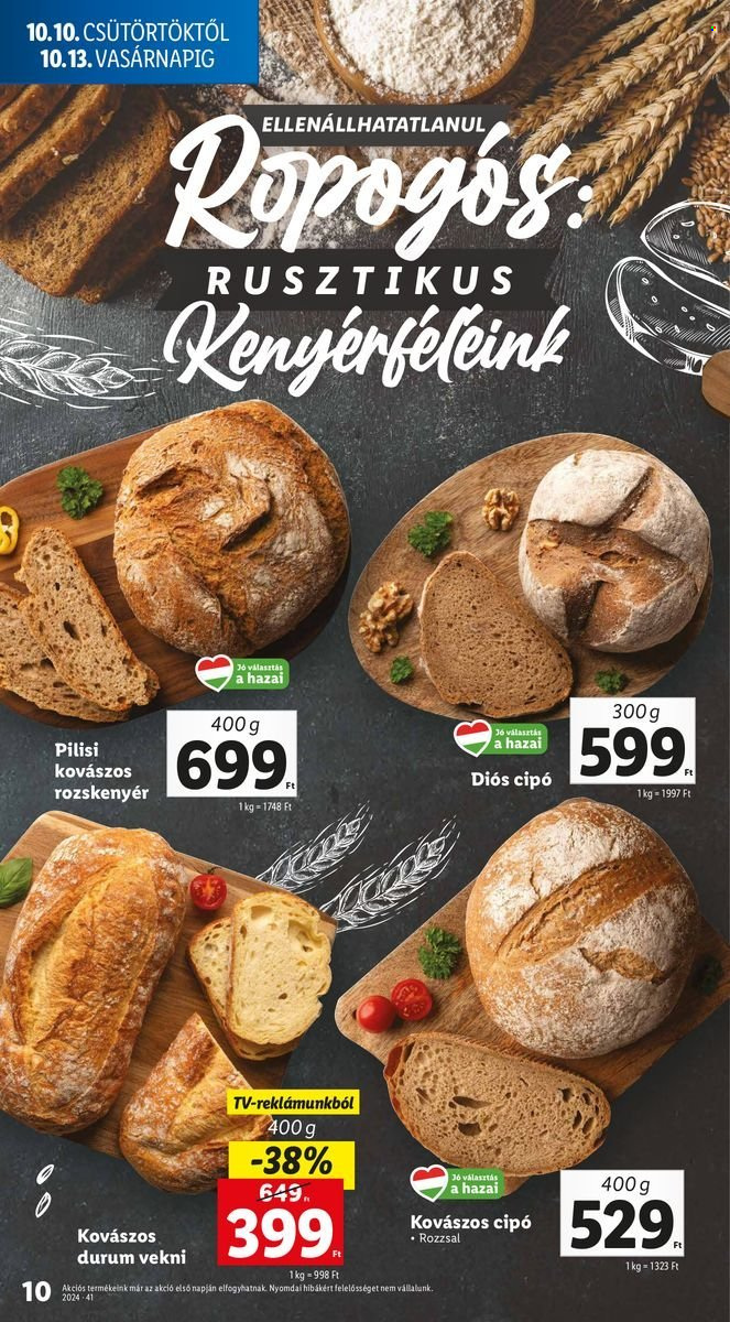 Lidl akciós újságok - 2024.10.10 - 2024.10.16. Oldal 10