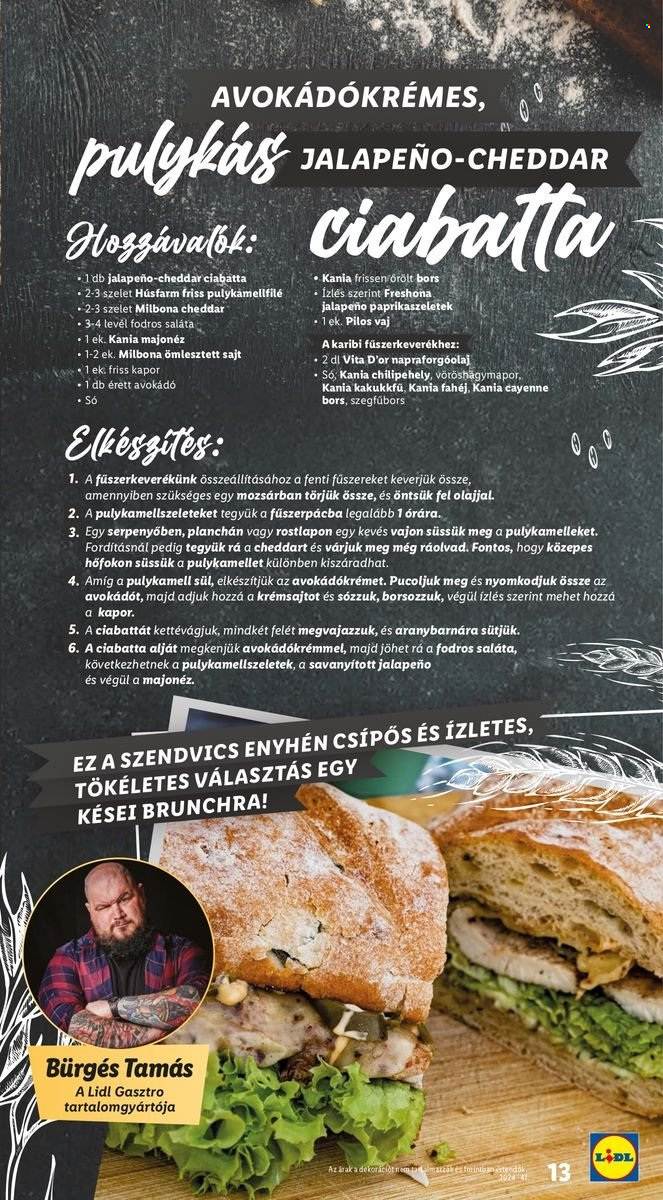 Lidl akciós újságok - 2024.10.10 - 2024.10.16. Oldal 13