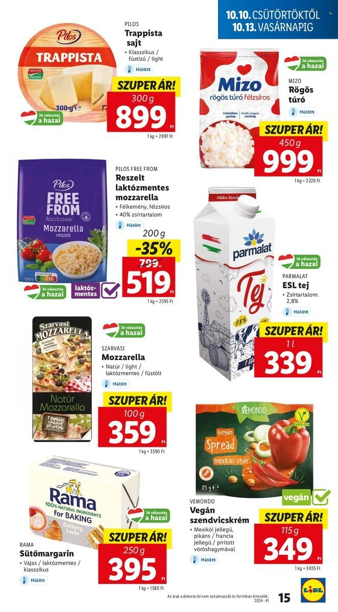 Lidl akciós újságok - 2024.10.10 - 2024.10.16. Oldal 15
