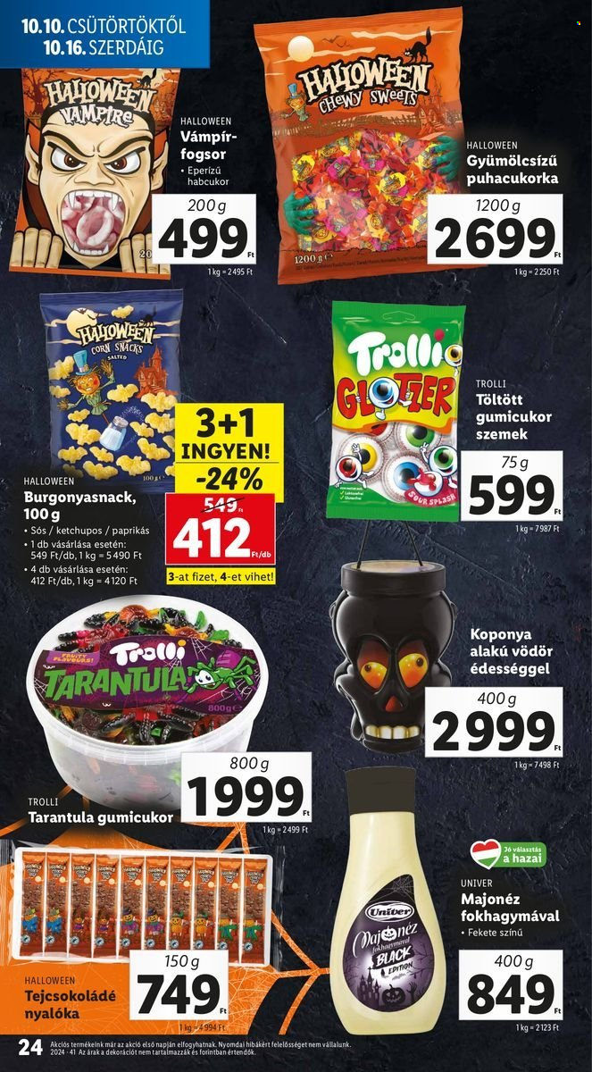 Lidl akciós újságok - 2024.10.10 - 2024.10.16. Oldal 24