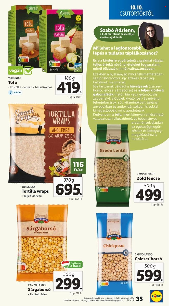 Lidl akciós újságok - 2024.10.10 - 2024.10.16. Oldal 35