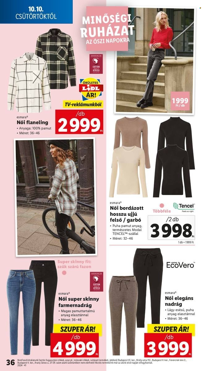 Lidl akciós újságok - 2024.10.10 - 2024.10.16. Oldal 36