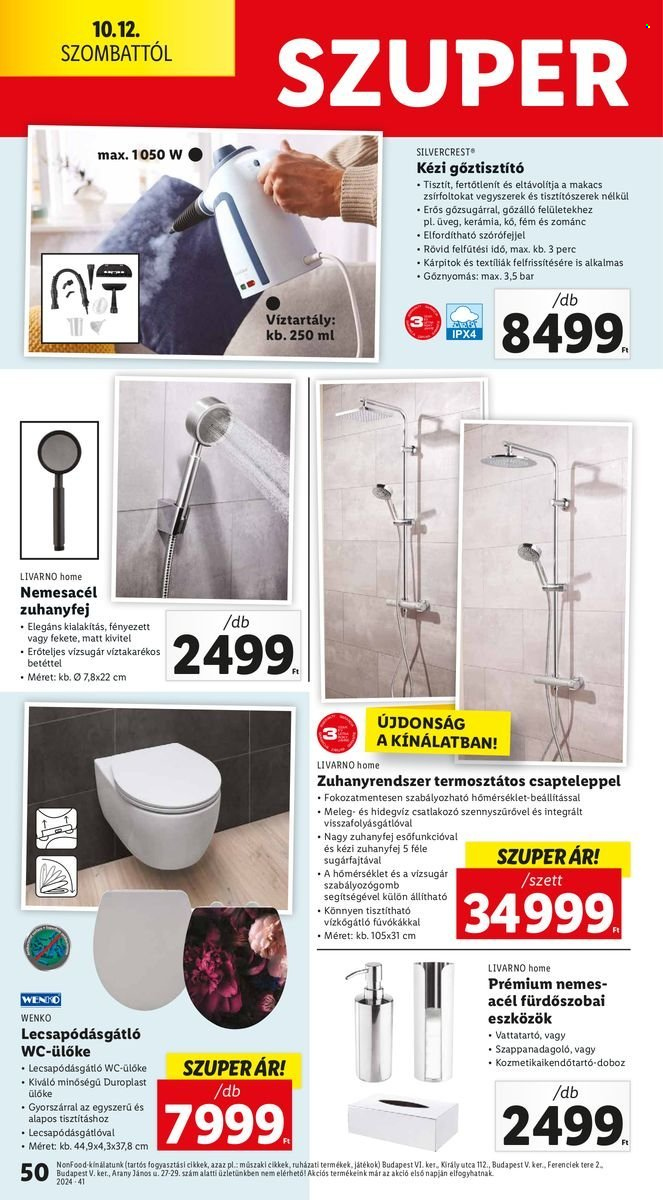 Lidl akciós újságok - 2024.10.10 - 2024.10.16. Oldal 50