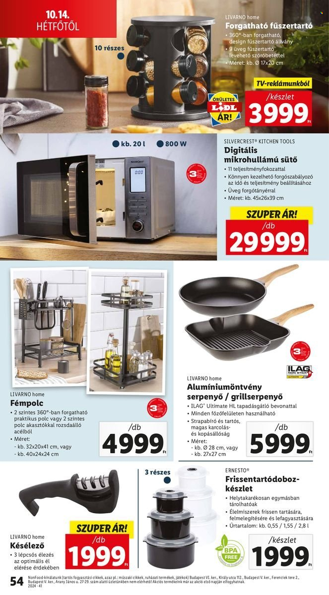 Lidl akciós újságok - 2024.10.10 - 2024.10.16. Oldal 54