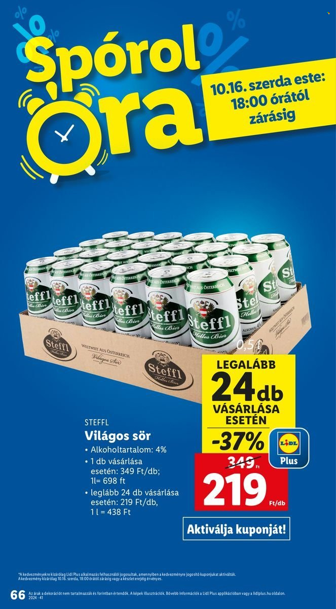 Lidl akciós újságok - 2024.10.10 - 2024.10.16. Oldal 66