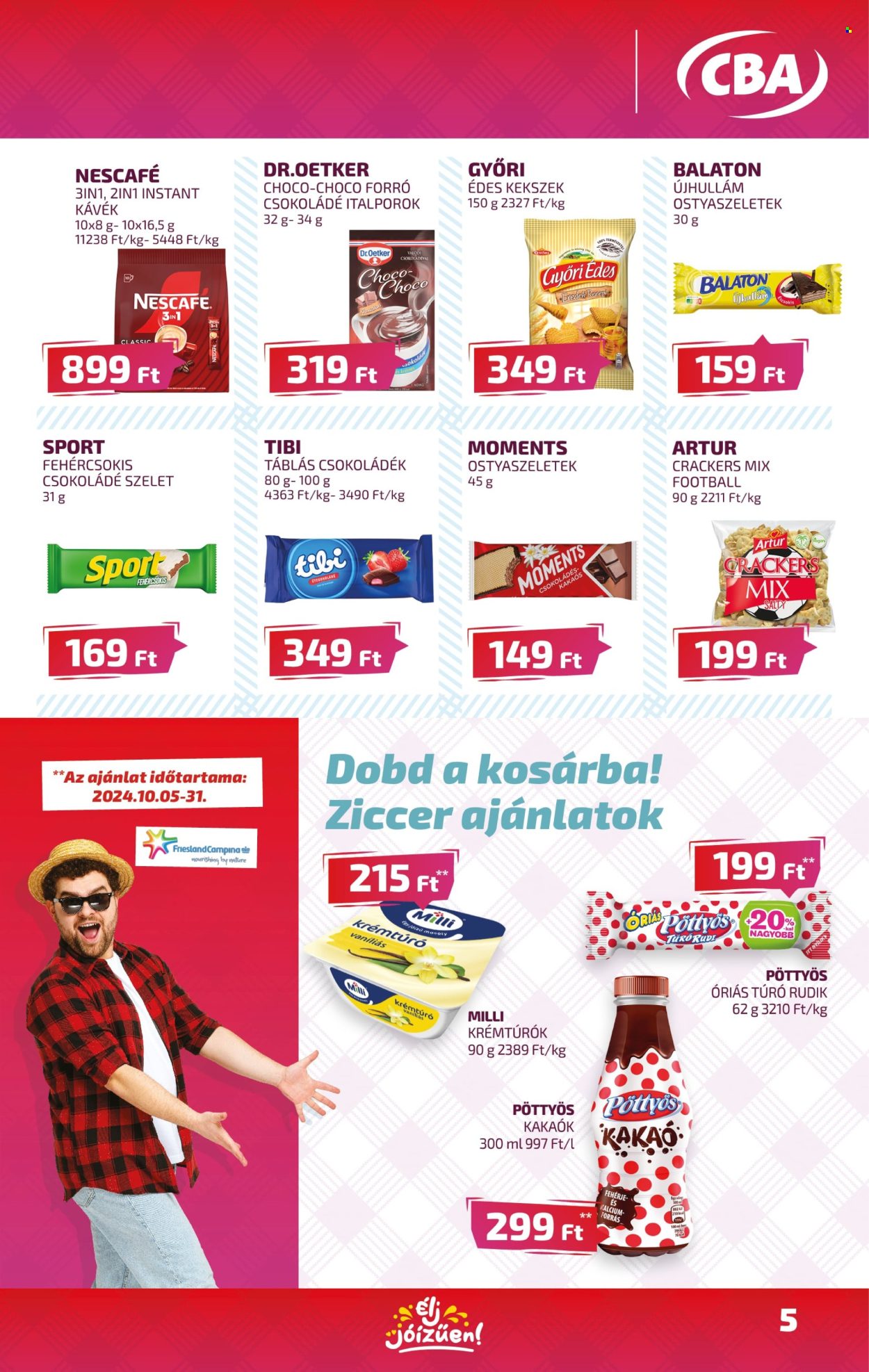 CBA akciós újságok - 2024.10.10 - 2024.10.16. Oldal 5