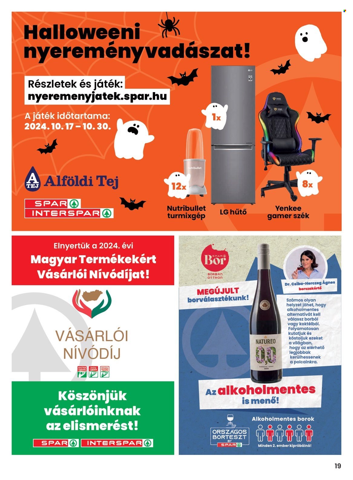 SPAR akciós újságok - 2024.10.17 - 2024.10.22. Oldal 19
