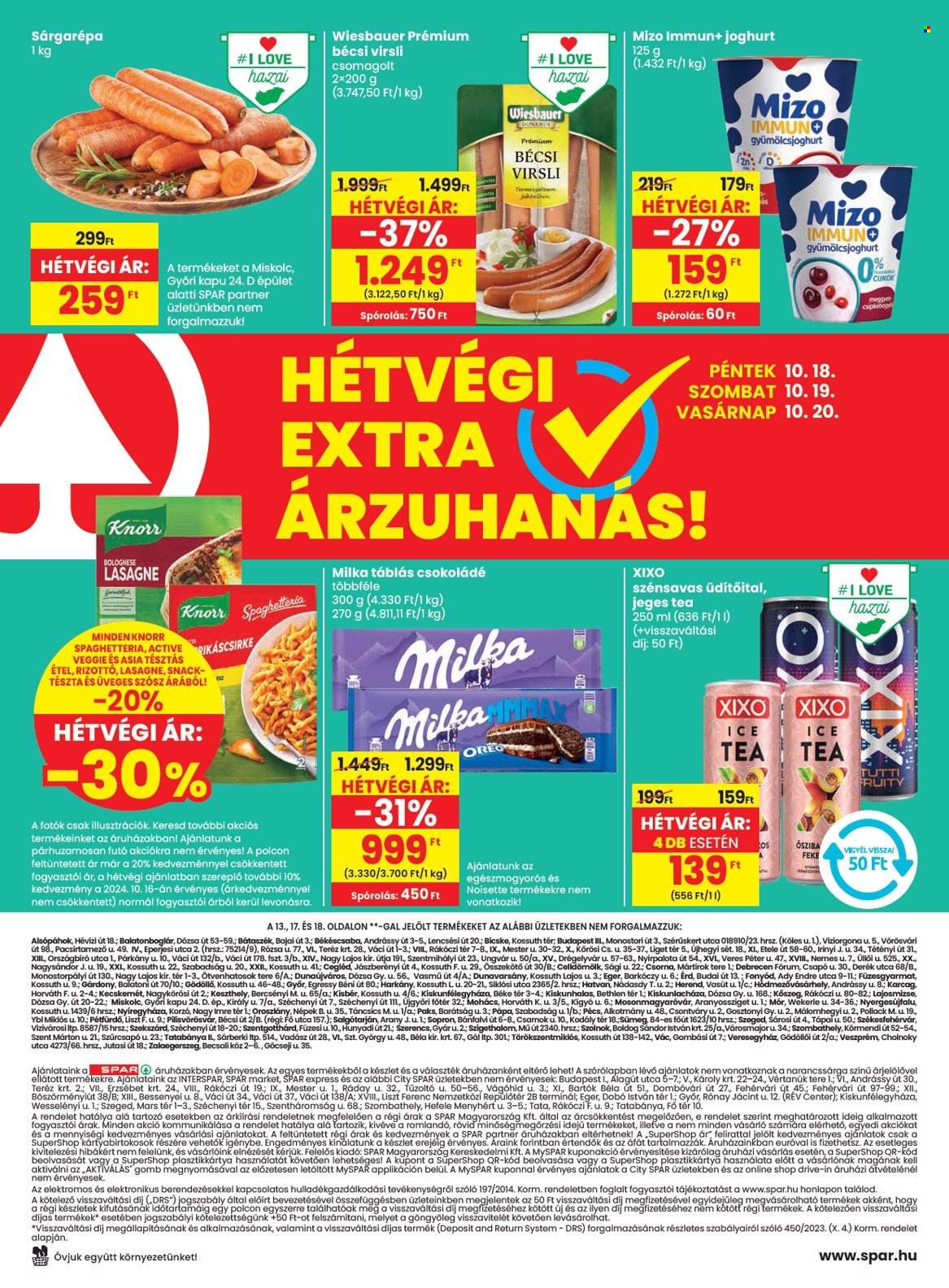 SPAR akciós újságok - 2024.10.17 - 2024.10.22. Oldal 20