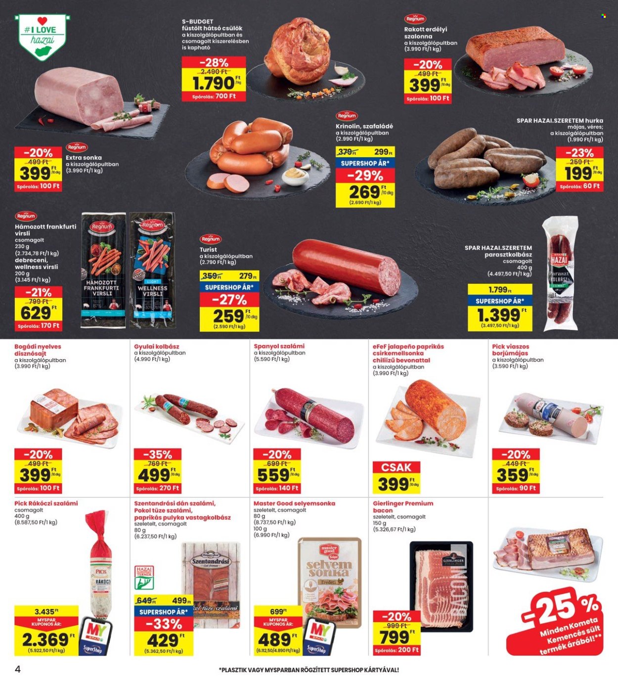 INTERSPAR akciós újságok - 2024.10.17 - 2024.10.22. Oldal 4