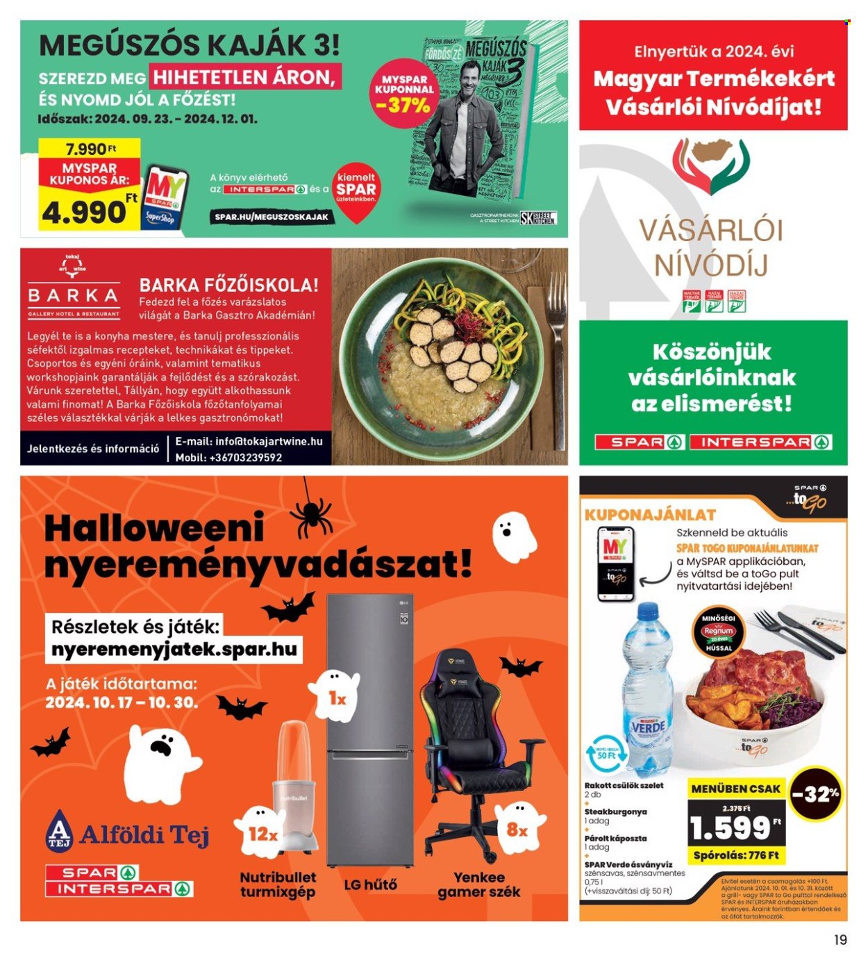 INTERSPAR akciós újságok - 2024.10.17 - 2024.10.22. Oldal 19