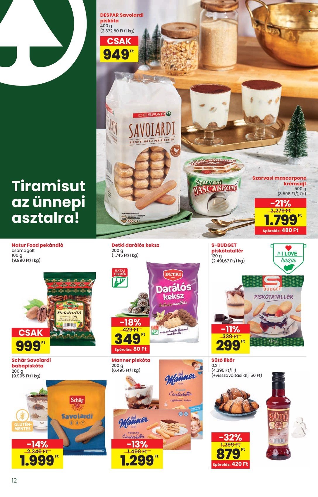 INTERSPAR akciós újságok - 2024.10.16 - 2024.11.13. Oldal 12