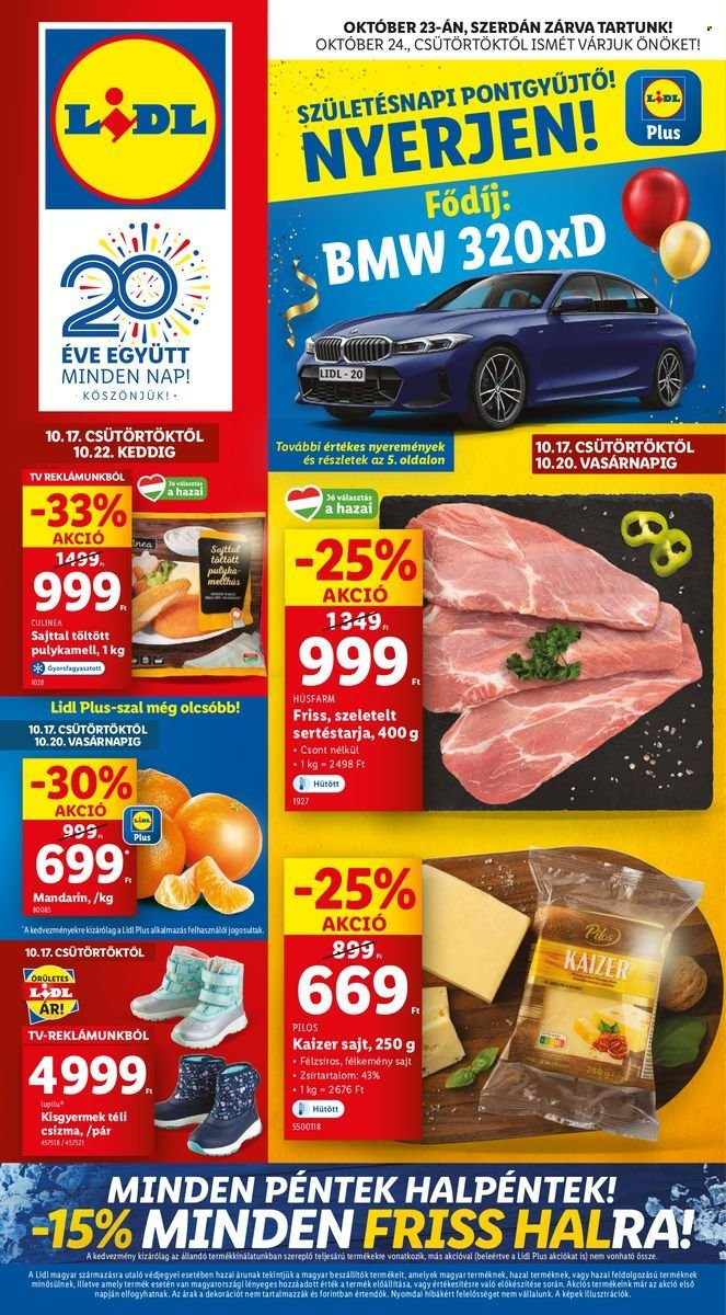 Lidl akciós újságok - 2024.10.17 - 2024.10.23. Oldal 1