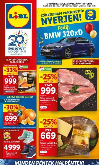 Újság Lidl - 2024.10.17 - 2024.10.23.