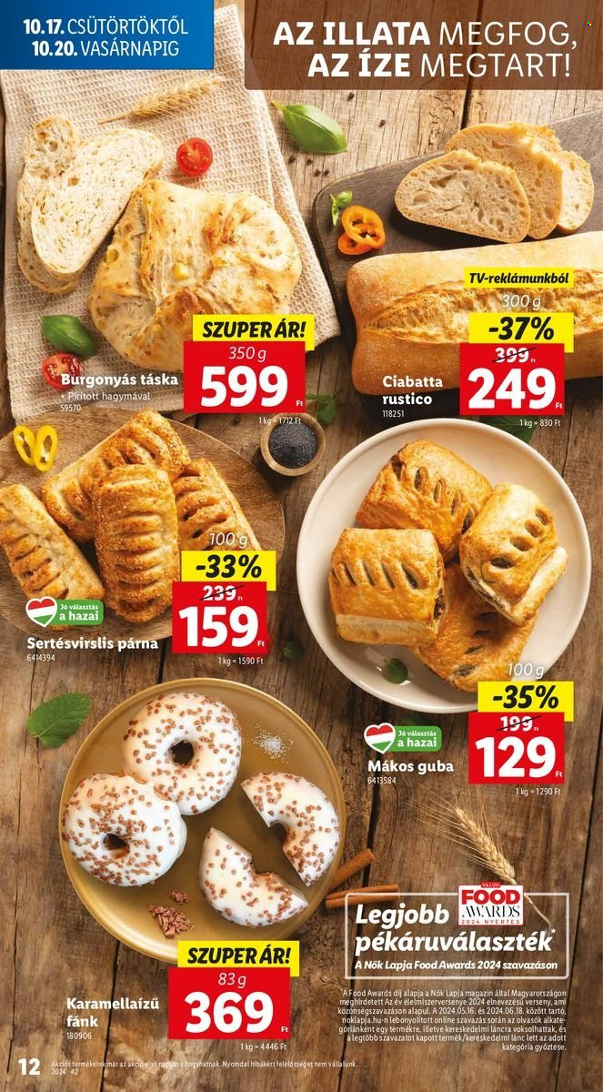 Lidl akciós újságok - 2024.10.17 - 2024.10.23. Oldal 12