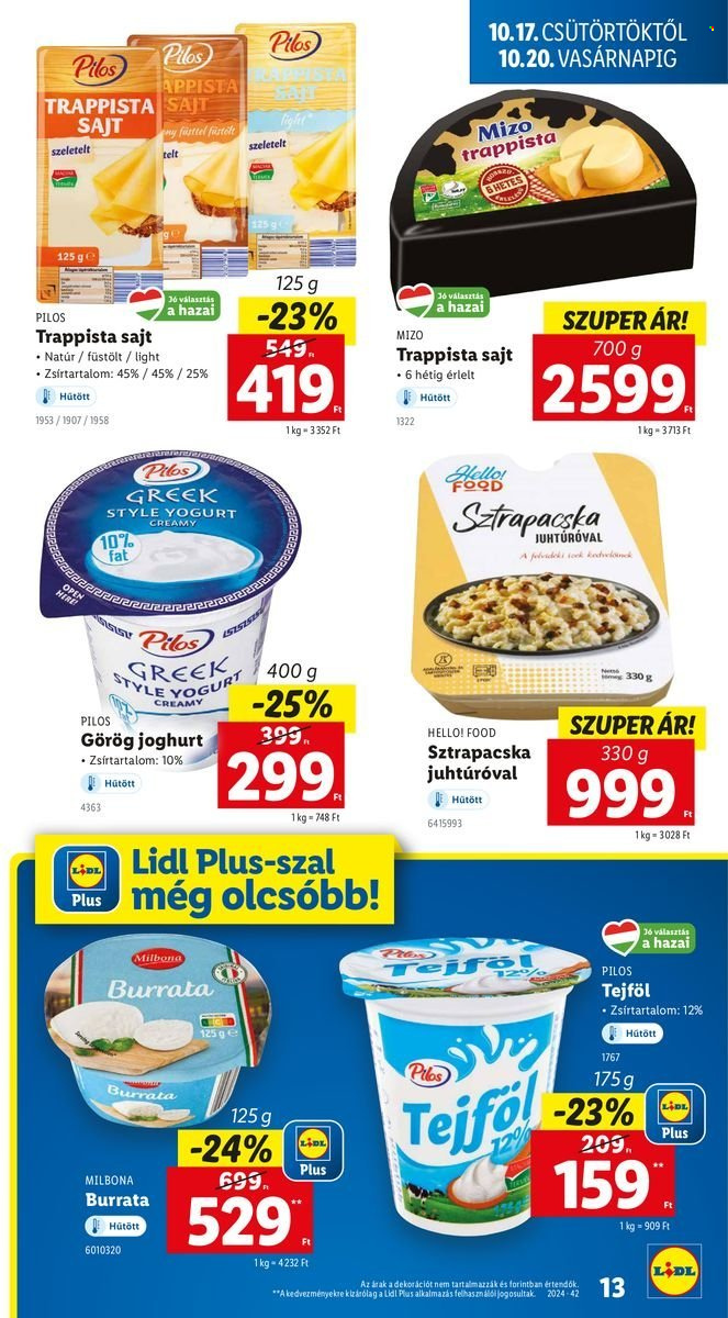 Lidl akciós újságok - 2024.10.17 - 2024.10.23. Oldal 13