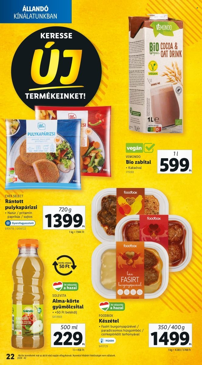 Lidl akciós újságok - 2024.10.17 - 2024.10.23. Oldal 22