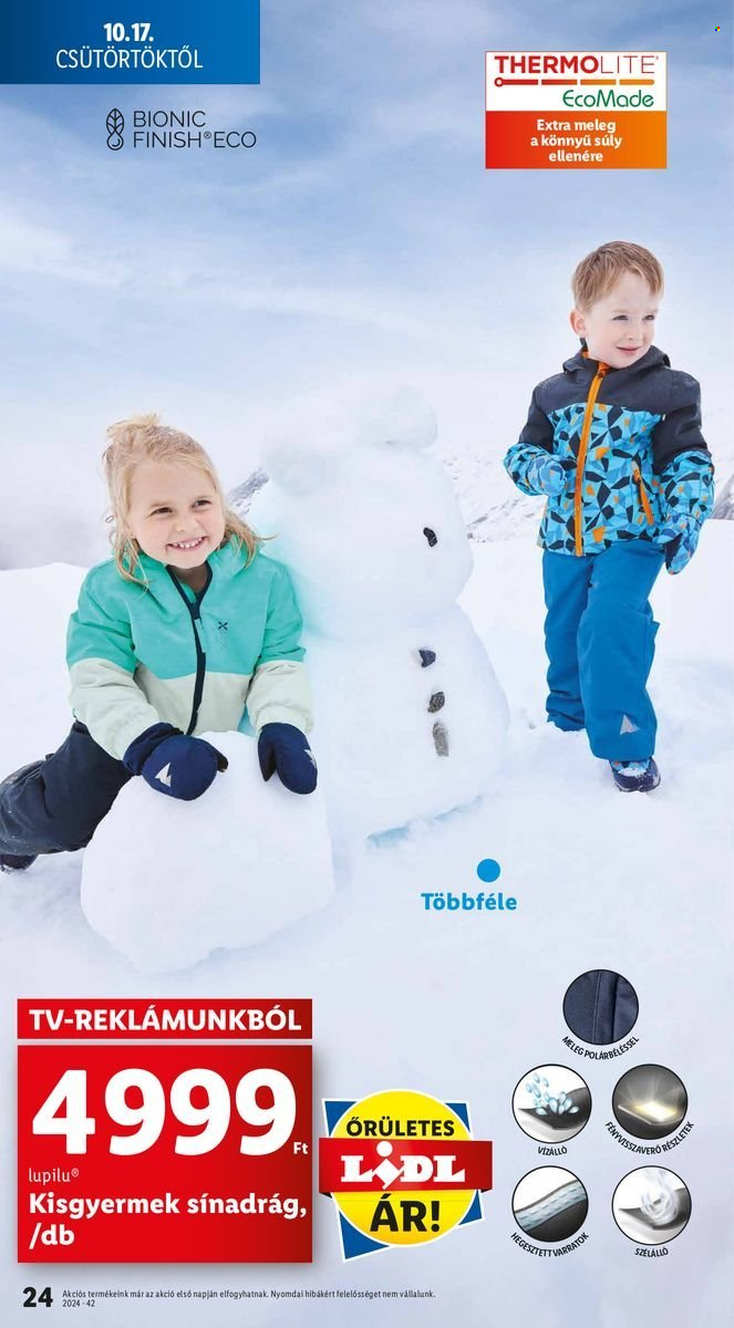 Lidl akciós újságok - 2024.10.17 - 2024.10.23. Oldal 24