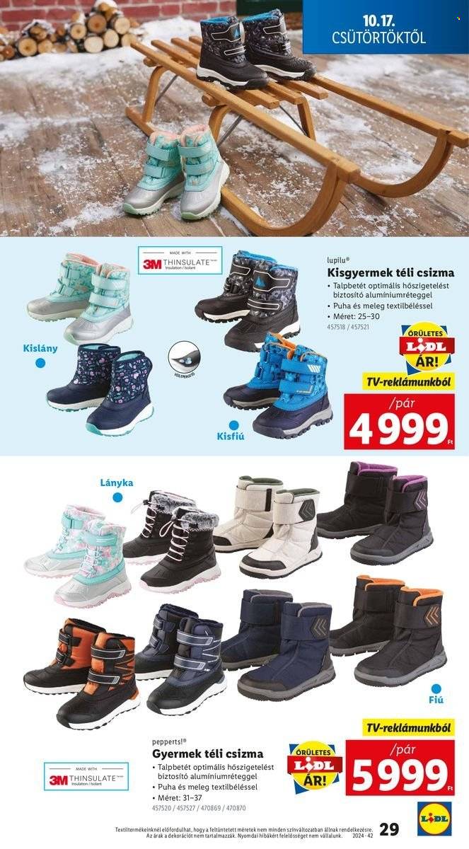 Lidl akciós újságok - 2024.10.17 - 2024.10.23. Oldal 29