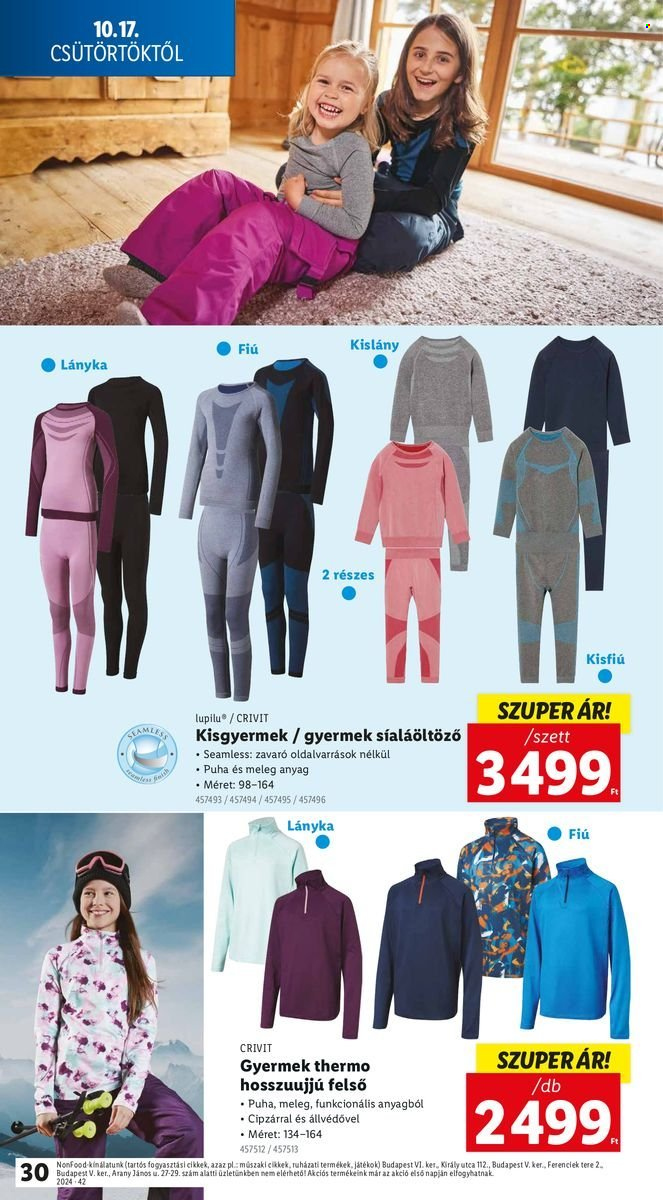 Lidl akciós újságok - 2024.10.17 - 2024.10.23. Oldal 30
