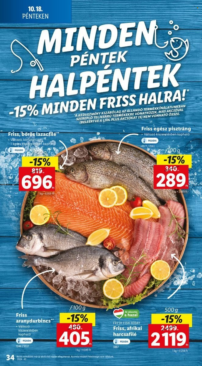 Lidl akciós újságok - 2024.10.17 - 2024.10.23. Oldal 34
