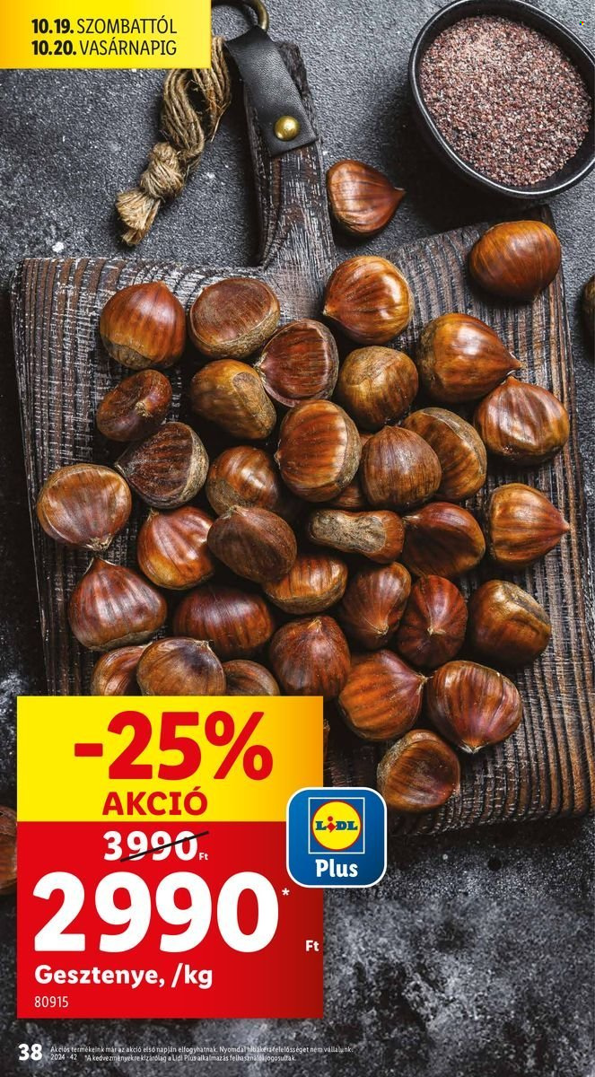 Lidl akciós újságok - 2024.10.17 - 2024.10.23. Oldal 38
