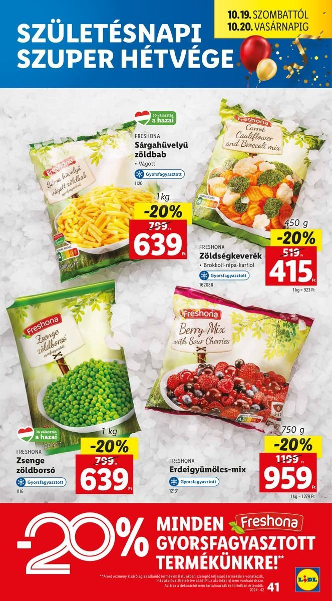 Lidl akciós újságok - 2024.10.17 - 2024.10.23. Oldal 41