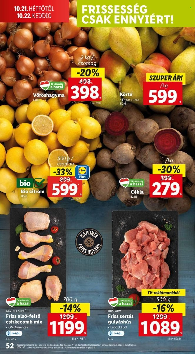 Lidl akciós újságok - 2024.10.17 - 2024.10.23. Oldal 52